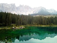 Karersee mit Latemar