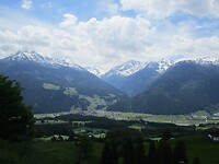 Ausblick auf das Tal von Mittensill