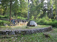 Camping bei Postojna (laut Besitzer der älteste von "Jugoslawien")