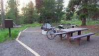 Camping bei Island Park