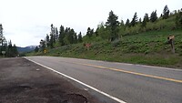 Pine Creek Pass im Regen