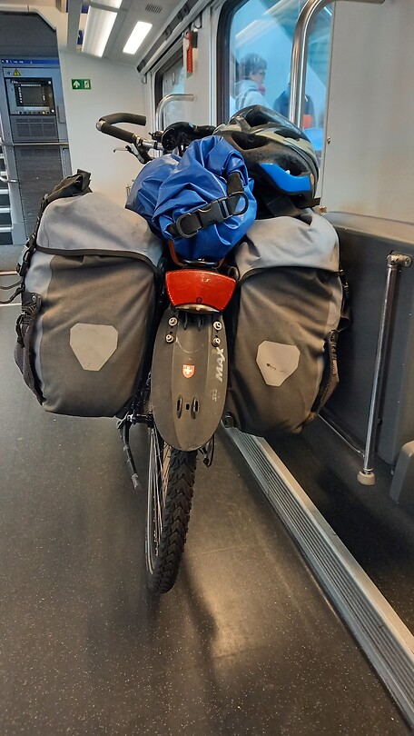Unterwegs zum Flughafen