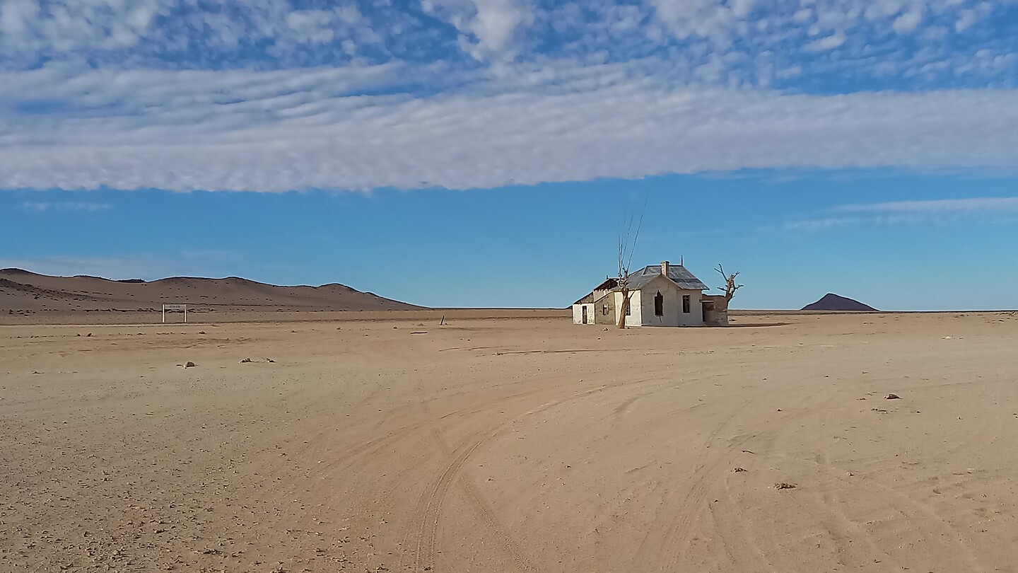 Bahnhof in der Wüste