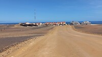 Blick auf die Lodge/Camping