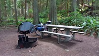 Letzter Camping Fort Townsend SP