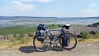 Veloweg zum Camping