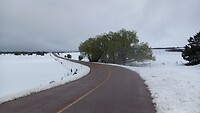 Hw 69 vor dem Schneesturm
