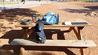 Abendessen kochen, bevors zum Camp geht