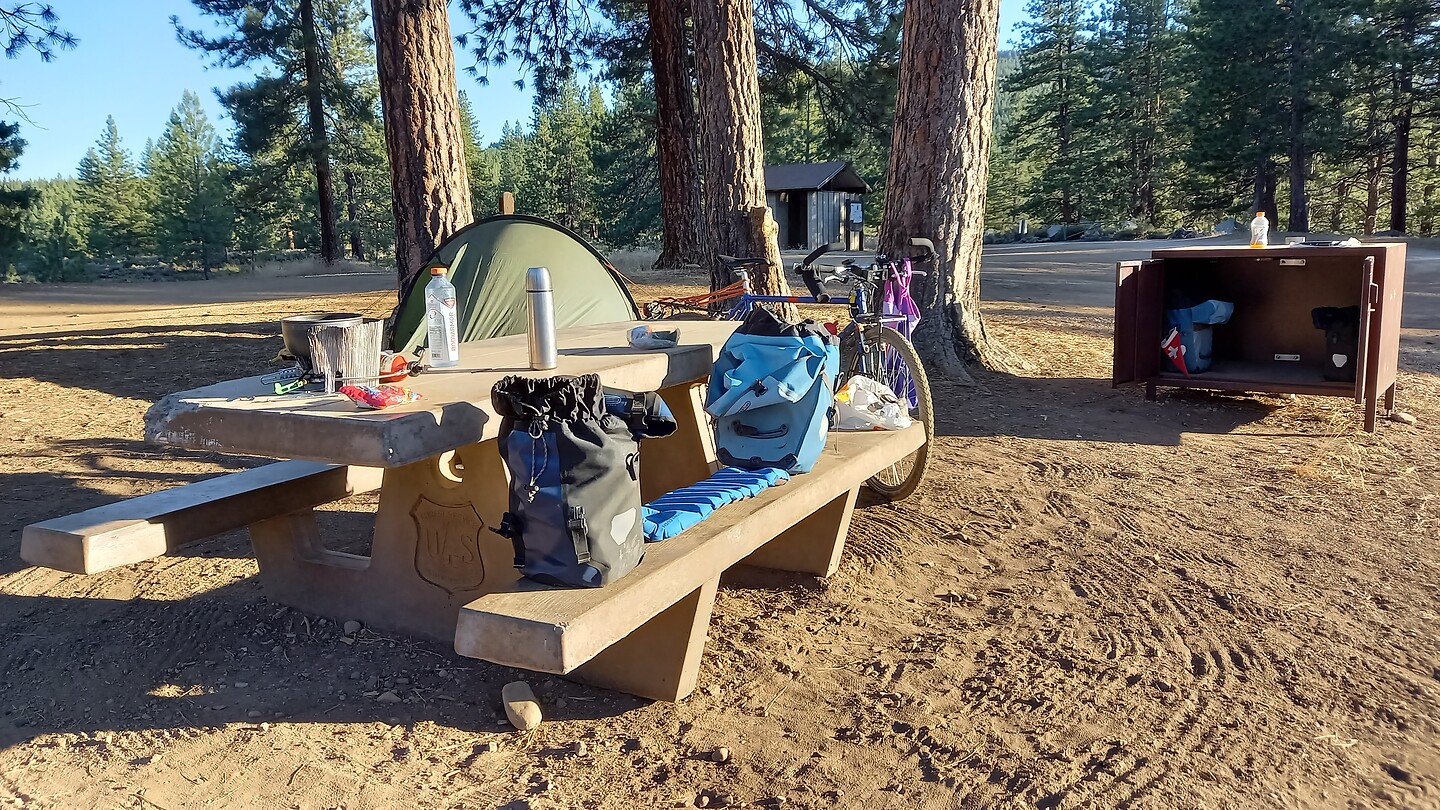 Letztes Camp Boca Reservoir