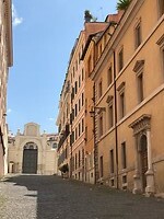 Mooi rustig straatje in Rome