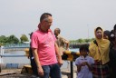 rare vent in het roze