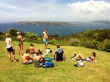 Uitzicht op de skyline vanuit Manly