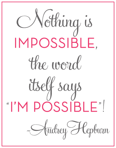I'm possible