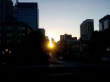 Zonsondergang in CBD