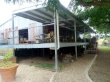 Veranda van de schuur, mijn terras