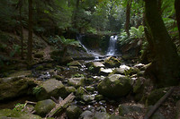 Een...jawel, waterval!