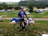 Folkert op de racefiets