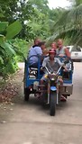 In de tuk tuk racen