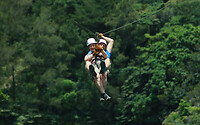 Een duo zipline ervaring