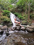 Bij de mooie waterval van Rio Negro