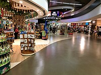 Superluxe winkels op de luchthaven van San José