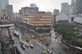 Ons uitzicht vanuit ons hotel in Kuala Lumpur