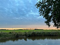 Uitzicht vanuit ons verblijf in Ijzendijke