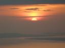 Zonsondergang vanuit de spookstad....