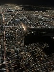 Mexico-stad vanuit de lucht op de vlucht naar Havana