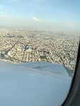 Mexico-Stad vanuit de lucht bij aankomst, enorm!!