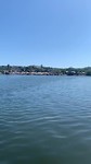 Op de veerpont in Santiago