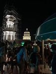 Salsaparty op het dakterras van hotel Inglaterra