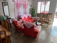 Het huis is roze roze roze