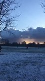 Sneeuw in Hyde park