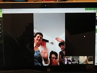 Skype gesprek