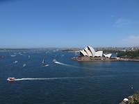 Sydney harbour, opera house