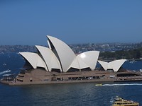 Sydney harbour, opera house