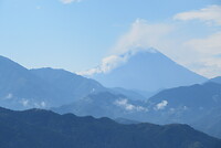 Mount fuji vanaf Mount takao