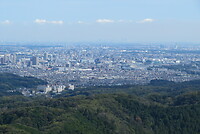 Tokyo vanaf Mount takao
