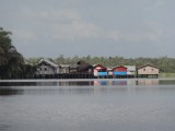 Nzulezo, dorp op palen.