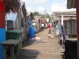 Nzulezo, dorp op palen.