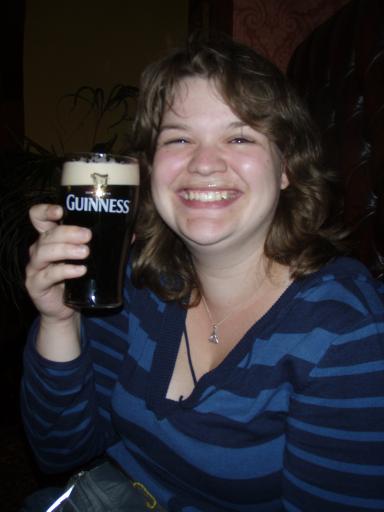 Ik met een Guinness in Londen