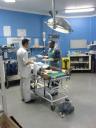 Schotwond rechter heup