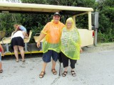 Kleed mooi af, die poncho's
