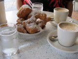 Koffie met Beignets bij Cafe du Monde