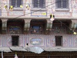 Fresco's van een handelaarshuis (Haveli)