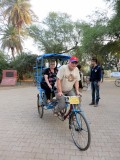 Samen fietsen in India