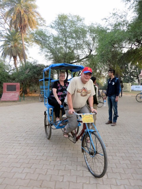 Samen fietsen in India