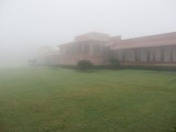Fatahpur Sikri in de mist