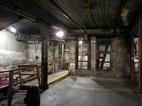 Underground Tour. Vroeger de beneden verdieping van een bank